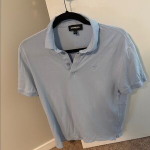 Express Blue Polo Shirt Classic Style
